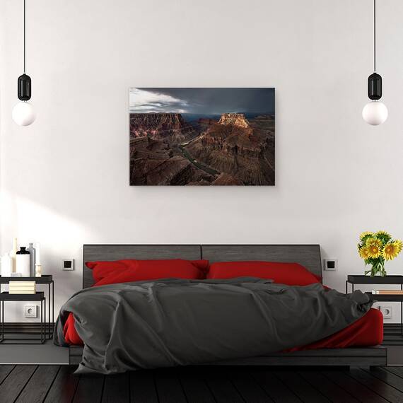 Tablou Canvas - Confluenta, Marime: 80 x 120 cm - 3- Roveli