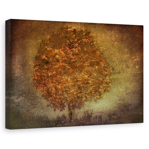Tablou Canvas - Copac De Toamna, Marime: 80 x 120 cm - - Roveli
