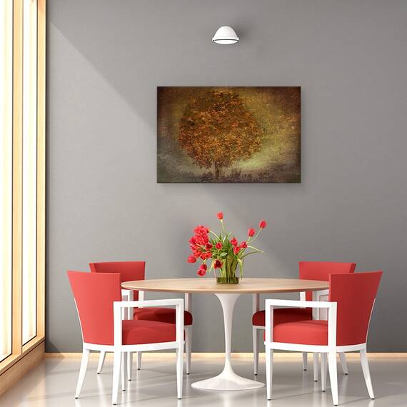 Tablou Canvas - Copac De Toamna, Marime: 80 x 120 cm - 4- Roveli