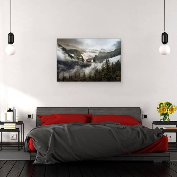 Tablou Canvas - Dimineata In Vale, Marime: 80 x 120 cm - 2- Roveli