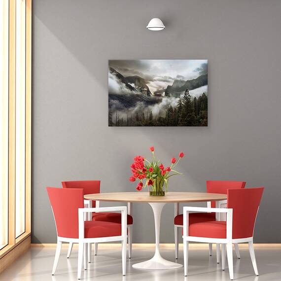 Tablou Canvas - Dimineata In Vale, Marime: 80 x 120 cm - 3- Roveli