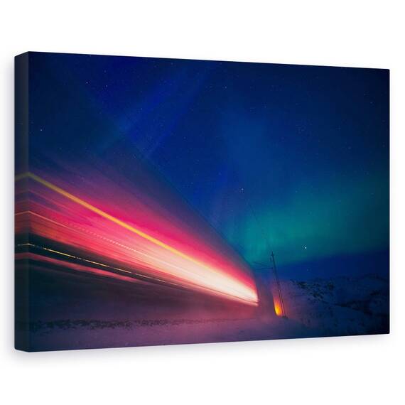 Tablou Canvas - Expresul Polar, Marime: 80 x 120 cm - - Roveli