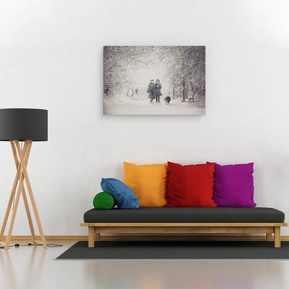 Tablou Canvas - Farmecul Furtunii De Zapada, Marime: 80 x 120 cm - 2- Roveli