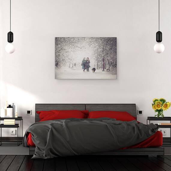 Tablou Canvas - Farmecul Furtunii De Zapada, Marime: 80 x 120 cm - 3- Roveli