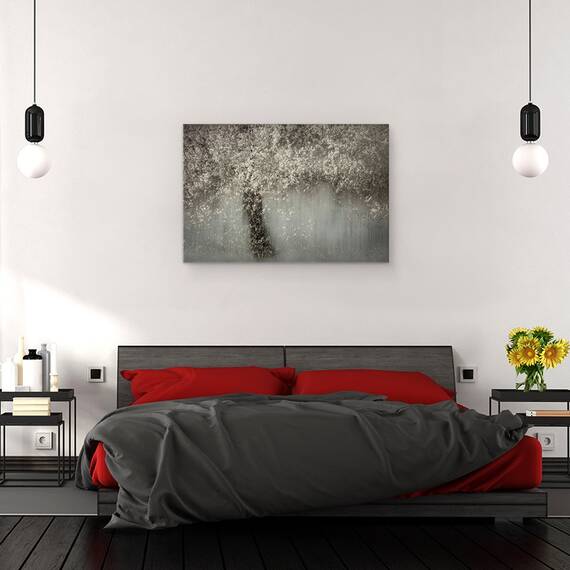 Tablou Canvas - Floare Alba, Marime: 80 x 120 cm - 3- Roveli