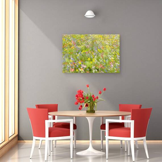 Tablou Canvas - Flori De Camp De Vara, Marime: 80 x 120 cm - 4- Roveli