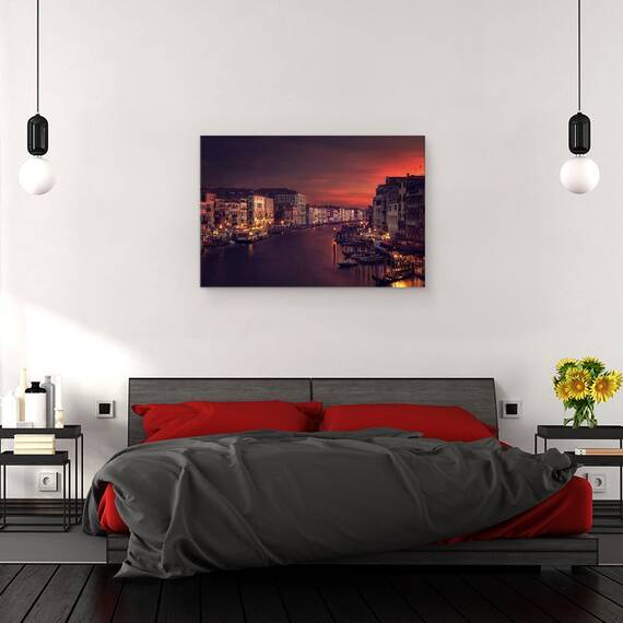 Tablou Canvas - Gran Canal, Marime: 80 x 120 cm - 3- Roveli