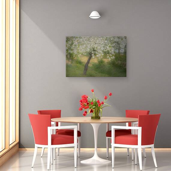 Tablou Canvas - In Gradina, Marime: 80 x 120 cm - 4- Roveli