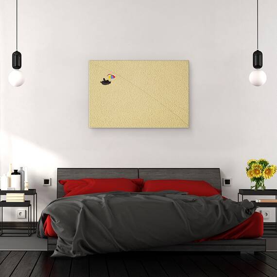 Tablou Canvas - Lasa-Ma In Pace, Marime: 40 x 60 cm - 4- Roveli