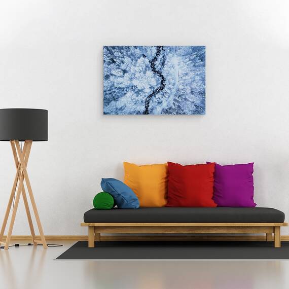 Tablou Canvas - O Frumusete Rece, Marime: 80 x 120 cm - 2- Roveli