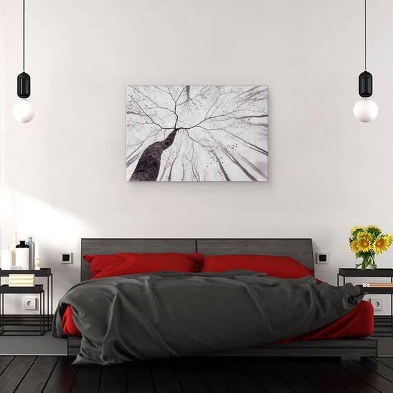 Tablou Canvas - O Vedere A Coroanei Copacului, Marime: 80 x 120 cm - 3- Roveli