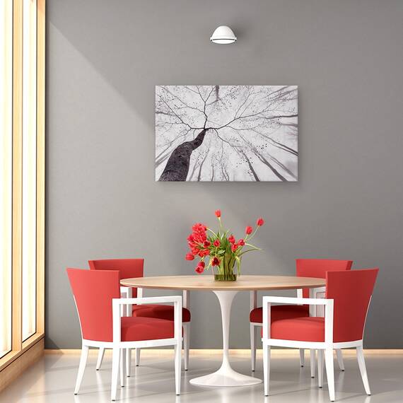 Tablou Canvas - O Vedere A Coroanei Copacului, Marime: 80 x 120 cm - 4- Roveli