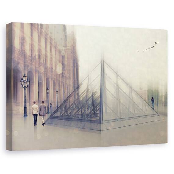 Tablou Canvas - Parisul Se Trezeste, Marime: 80 x 120 cm - - Roveli