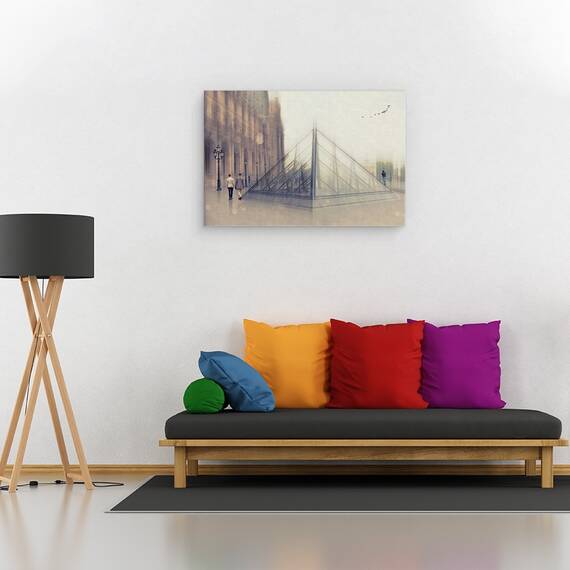 Tablou Canvas - Parisul Se Trezeste, Marime: 80 x 120 cm - 2- Roveli