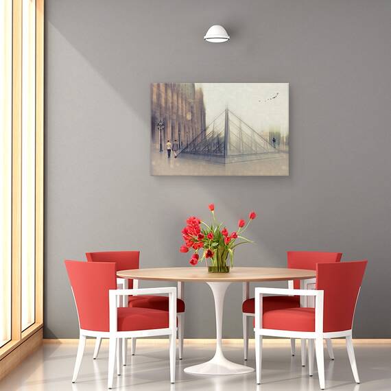 Tablou Canvas - Parisul Se Trezeste, Marime: 80 x 120 cm - 4- Roveli