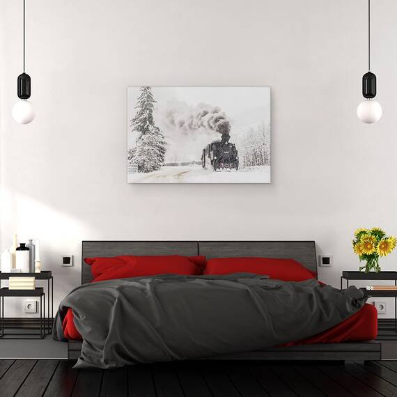 Tablou Canvas - Poveste De Iarna, Marime: 80 x 120 cm - 3- Roveli
