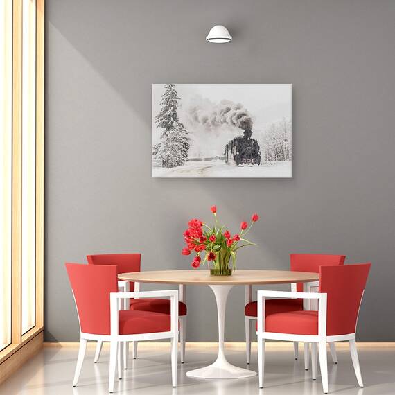 Tablou Canvas - Poveste De Iarna, Marime: 80 x 120 cm - 4- Roveli