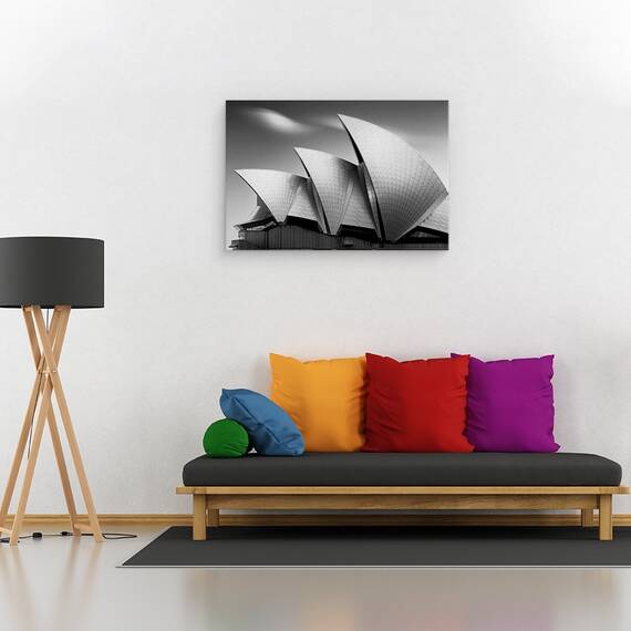 Tablou Canvas - Profilul Operei Din Sidney, Marime: 80 x 120 cm - 2- Roveli
