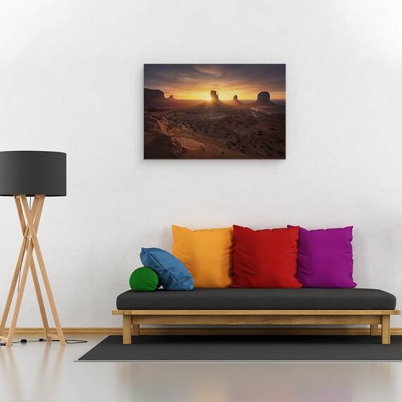 Tablou Canvas - Rasarit Monumental, Marime: 80 x 120 cm - 2- Roveli