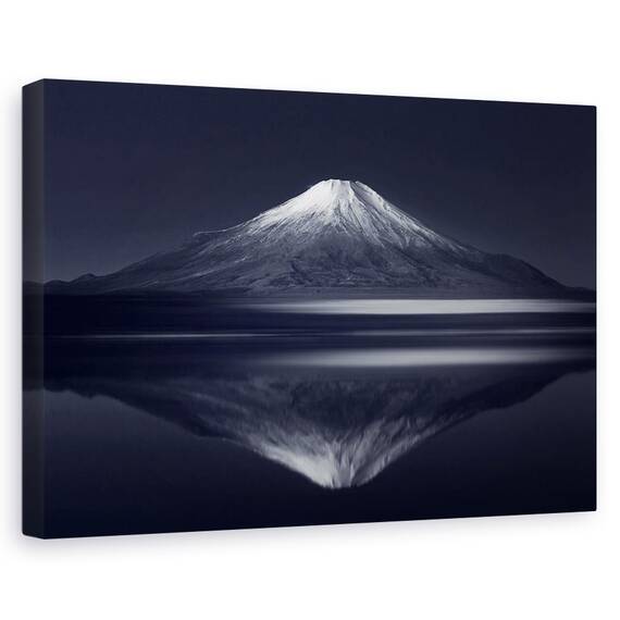 Tablou Canvas - Reflectie Fuji, Marime: 80 x 120 cm - - Roveli