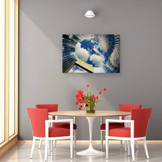 Tablou Canvas - Sticla Si Cer, Marime: 40 x 60 cm - 3- Roveli