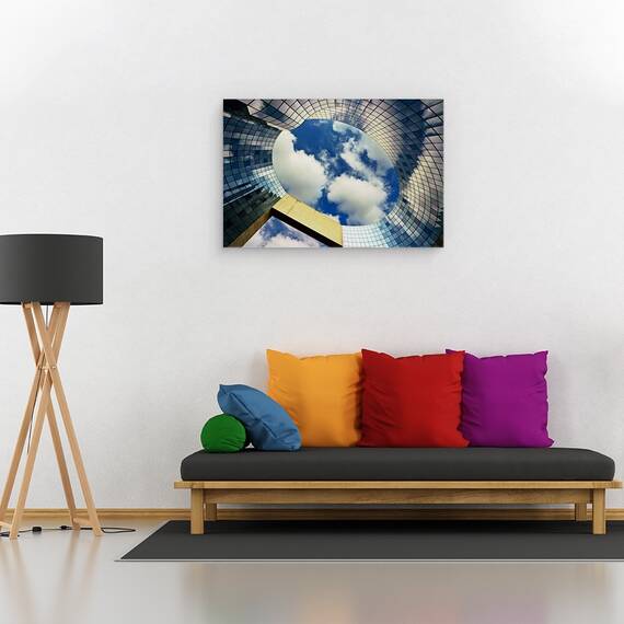 Tablou Canvas - Sticla Si Cer, Marime: 40 x 60 cm - 4- Roveli