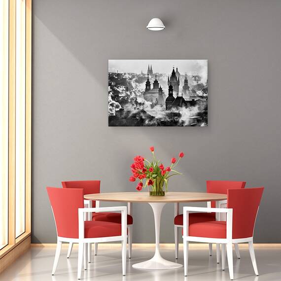 Tablou Canvas - Turnurile Din Praga, Marime: 80 x 120 cm - 4- Roveli