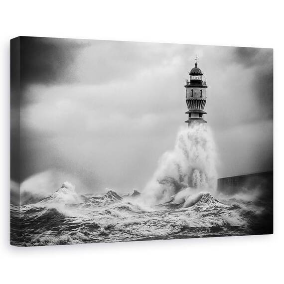 Tablou Canvas - Valul, Marime: 80 x 120 cm - - Roveli