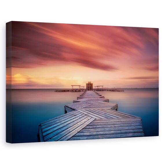 Tablou Canvas - Vechi Centru Spa, Marime: 80 x 120 cm - - Roveli
