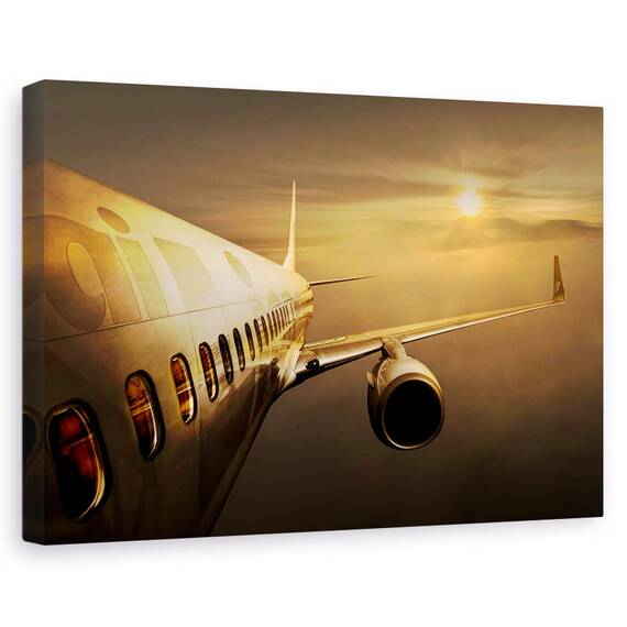 Tablou Canvas - Zbor De Aur, Marime: 80 x 120 cm - - Roveli