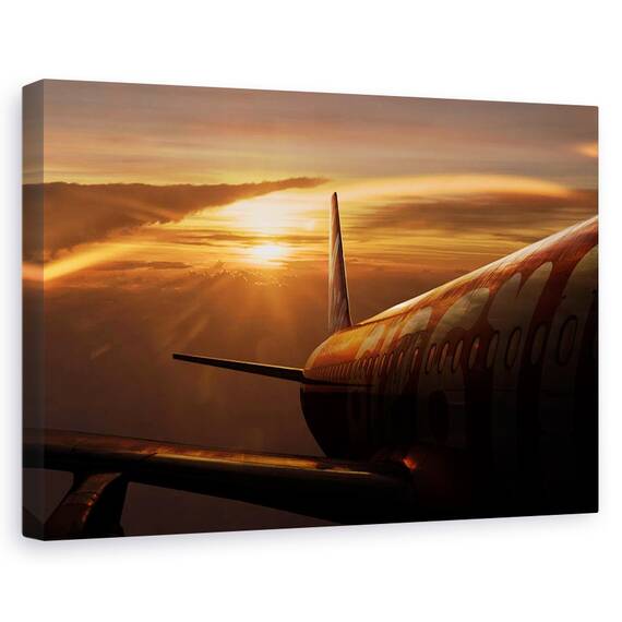 Tablou Canvas - Afara Din Zbor, Marime: 80 x 120 cm - - Roveli