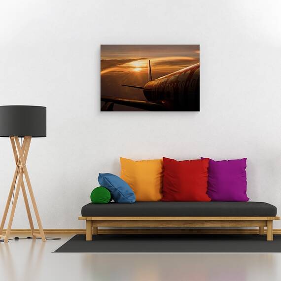 Tablou Canvas - Afara Din Zbor, Marime: 80 x 120 cm - 2- Roveli