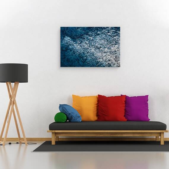 Tablou Canvas - Albastru Plin De Spirit, Marime: 80 x 120 cm - 2- Roveli