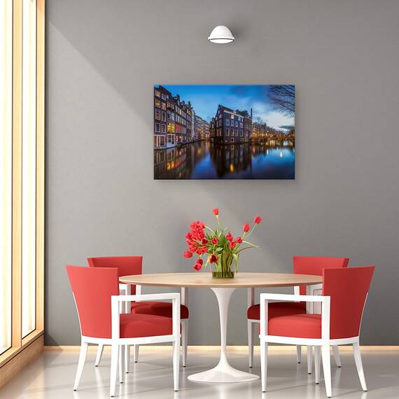 Tablou Canvas - Amsterdam Albastru, Marime: 80 x 120 cm - 4- Roveli