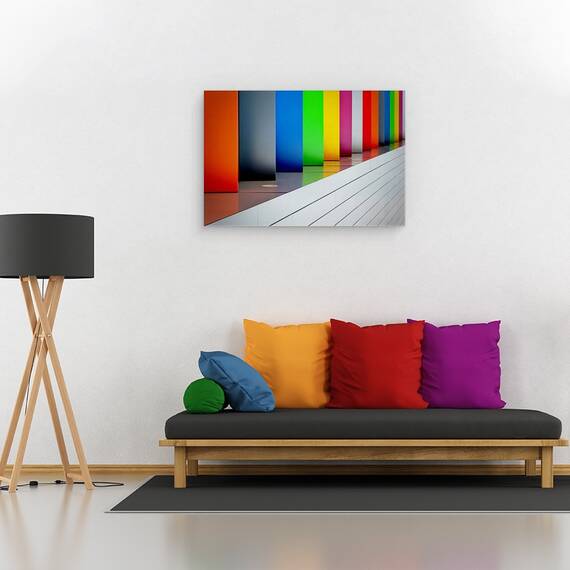 Tablou Canvas - Atat De Multa Culoare, Marime: 80 x 120 cm - 2- Roveli