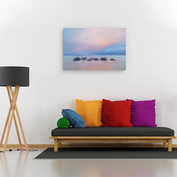Tablou Canvas - Bolovani Moeraki, Marime: 80 x 120 cm - 2- Roveli