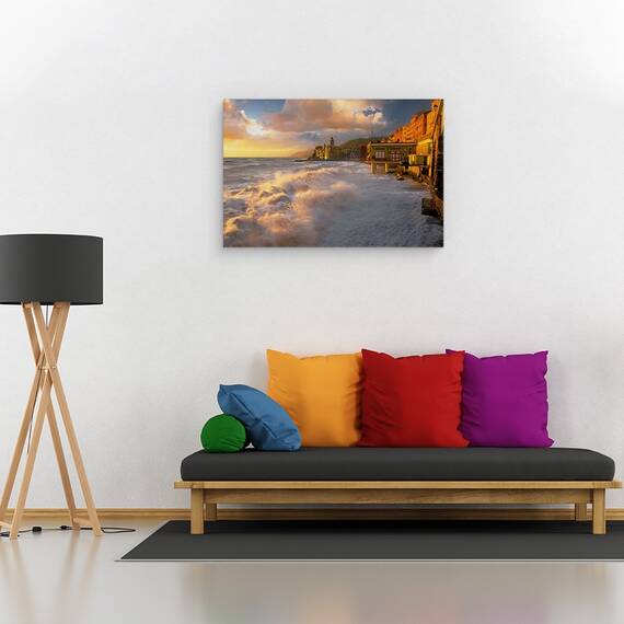 Tablou Canvas - Camogli, Marime: 80 x 120 cm - 2- Roveli