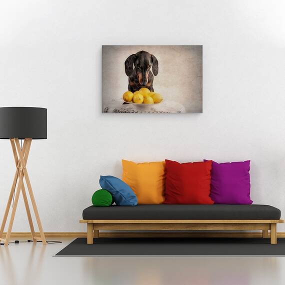 Tablou Canvas - Cand Viata Iti Da Lamai, Marime: 80 x 120 cm - 2- Roveli