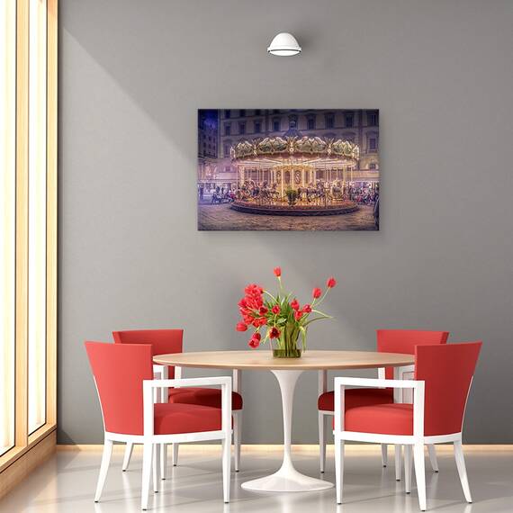 Tablou Canvas -  Carusel, Marime: 80 x 120 cm - 4- Roveli