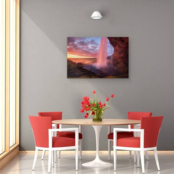Tablou Canvas - Cascada Inflacarata, Marime: 80 x 120 cm - 4- Roveli