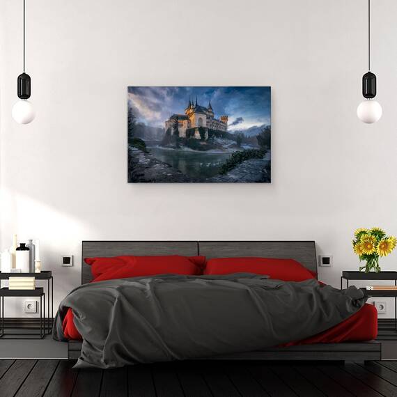 Tablou Canvas - Castelul Bojnice, Marime: 80 x 120 cm - 3- Roveli