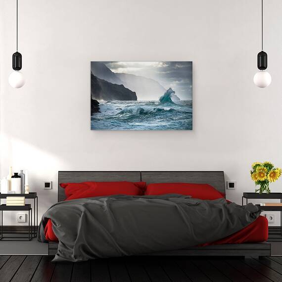 Tablou Canvas - Coasta, Marime: 80 x 120 cm - 3- Roveli