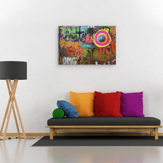 Tablou Canvas - Culori Stradale, Marime: 80 x 120 cm - 2- Roveli