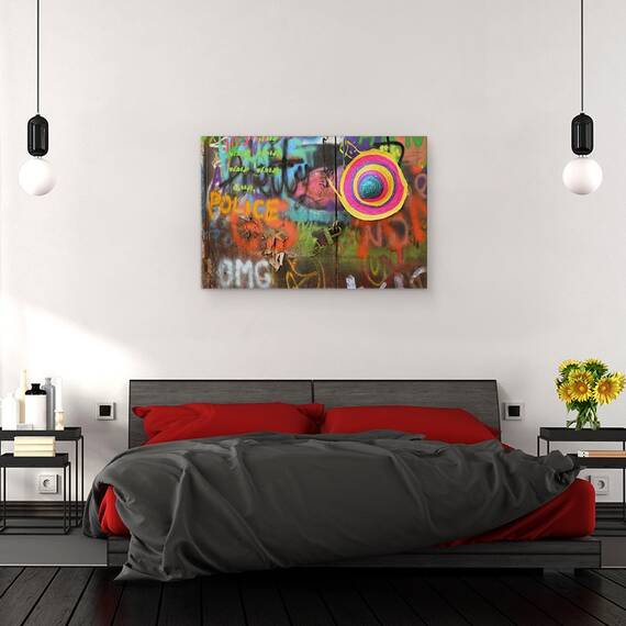 Tablou Canvas - Culori Stradale, Marime: 80 x 120 cm - 3- Roveli