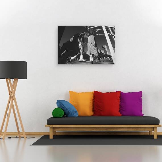 Tablou Canvas - Dunking, Marime: 80 x 120 cm - 2- Roveli