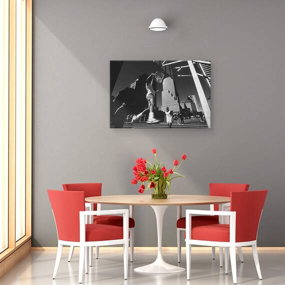 Tablou Canvas - Dunking, Marime: 80 x 120 cm - 4- Roveli
