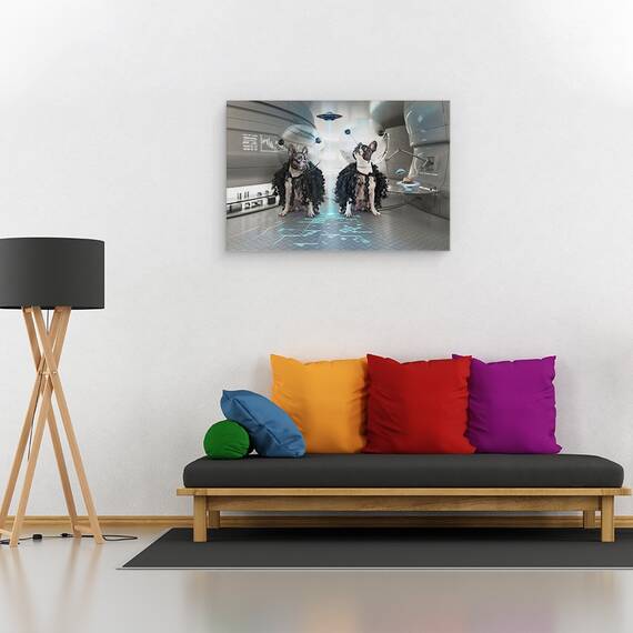Tablou Canvas - Et Caini, Marime: 80 x 120 cm - 2- Roveli