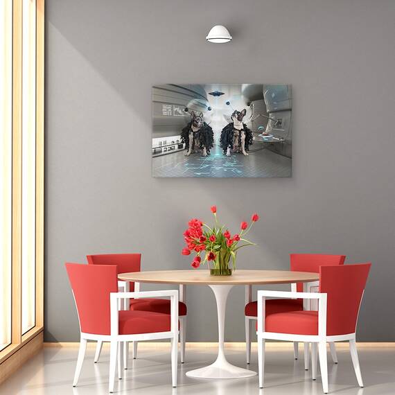 Tablou Canvas - Et Caini, Marime: 80 x 120 cm - 4- Roveli