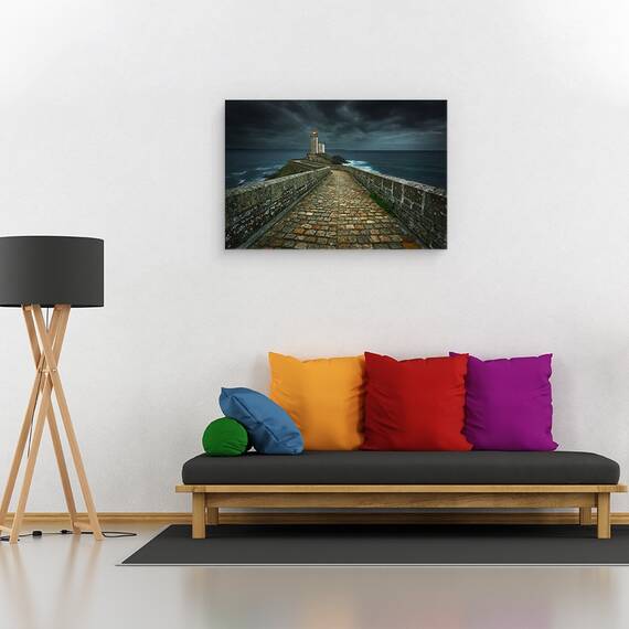 Tablou Canvas - Farul, Marime: 80 x 120 cm - 2- Roveli