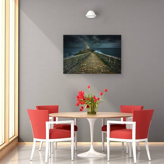 Tablou Canvas - Farul, Marime: 80 x 120 cm - 4- Roveli